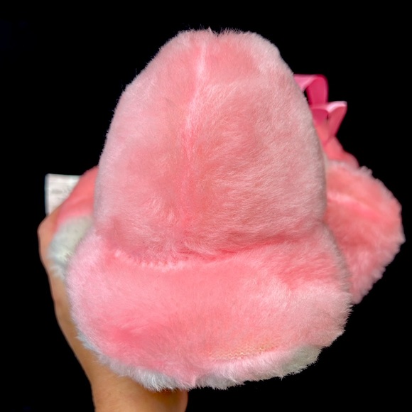 Retro kitsch 14.5” rubber face pink plush dress pyjama girl Made in Toronto - Picture 16 of 16